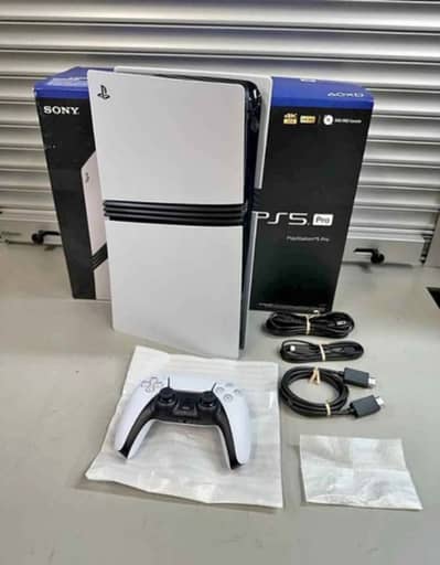 Sony playstation PS5 pro disk edition 2TB with complete box (ps5)