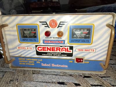 General 1600W Automatic Voltage Stabilizer (Model #16)