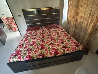 Wooden bed set