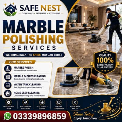 Floor Marble fixing/Marble Polish/Tile Cleaning/ services