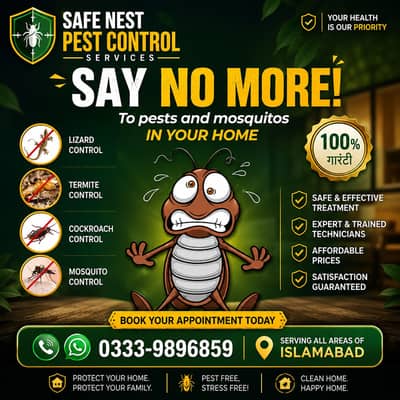 Termite Control | Deemak Treatment | Cockroach & Pest Control Service