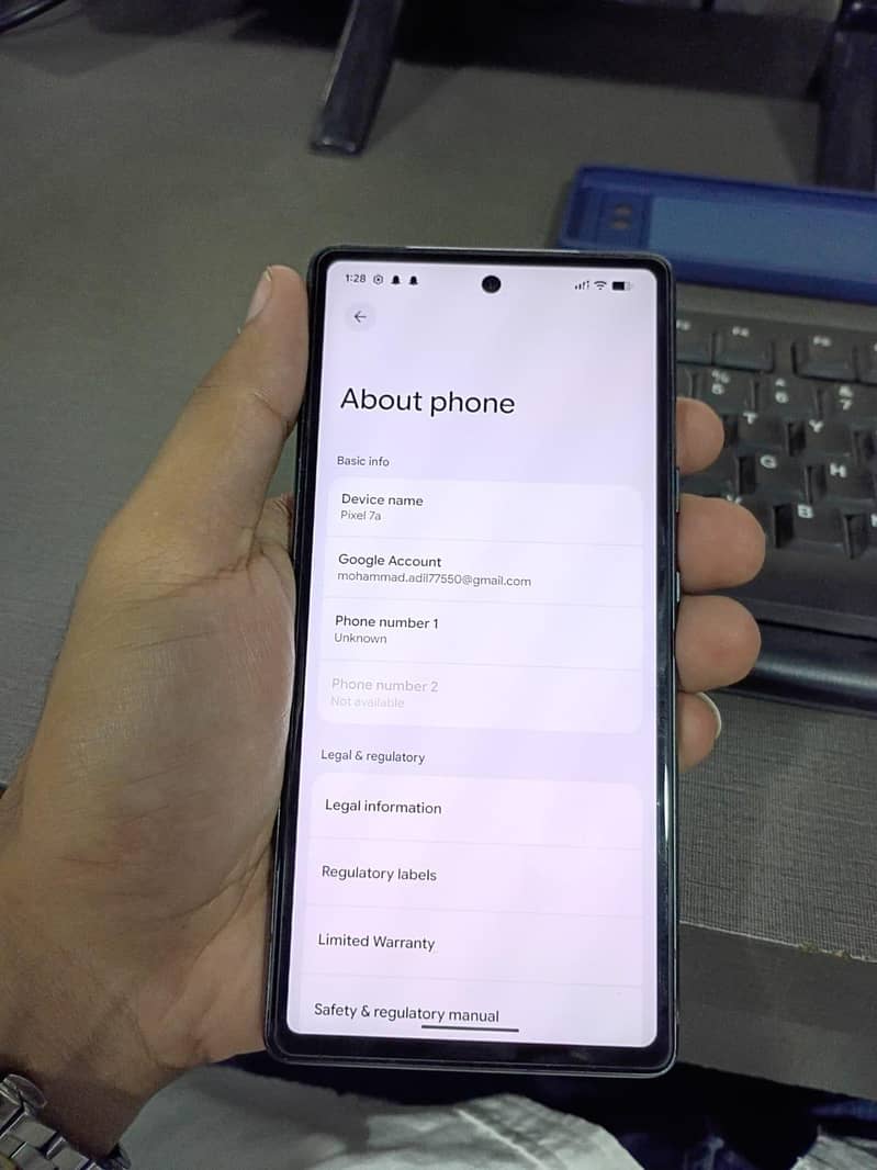 Google Pixel 7a 4