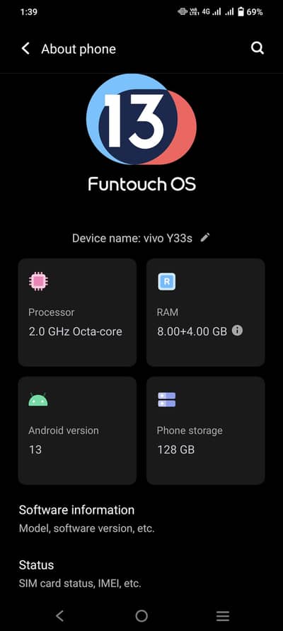 Vivo Y33s