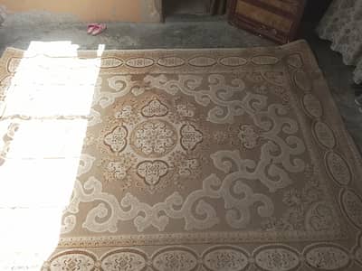 Elegant Turkish Style Beige Floral Area Rug-Premium Living Room Carpet