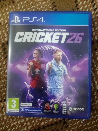 PS4 Cricket 26 Disc – Like New | No Scratches | Excellent Condition