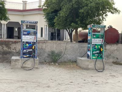 PETROL DIESEL DISPENSOR FOR SALE WITH COMPLETE SET-UP