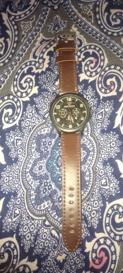 Emporio armani watch 1 month used for sale