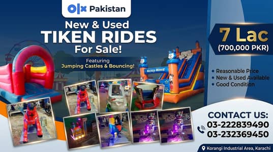New & used Tiken Rides is available for sale