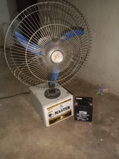 pedestal charging fan