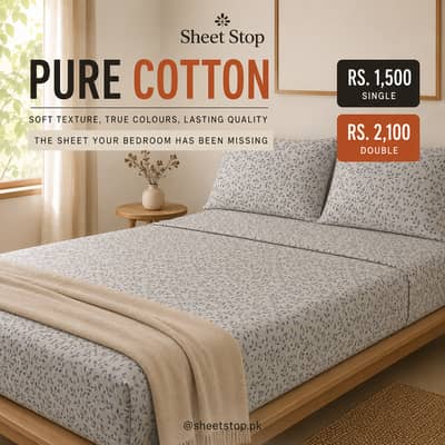 Premium Bedsheets | Export Quality | COD All Pakistan