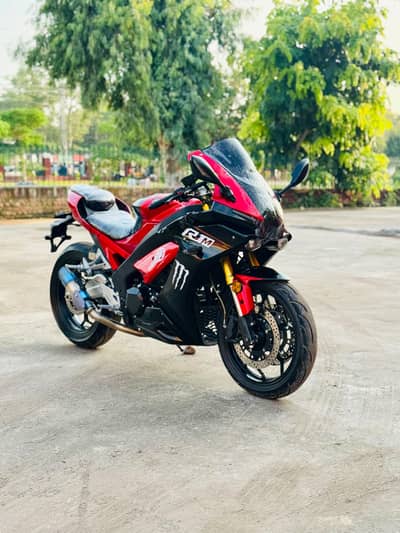 Yamaha R1M 400cc dual cilandr Modal 2024 applied for