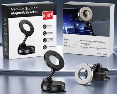 Imported K007 Magnetic Phone Holder | Vacuum Suction Bracket