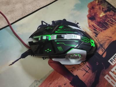 RGB Wired Gaming Mouse + PUBG Mouse Pad Condition: Used