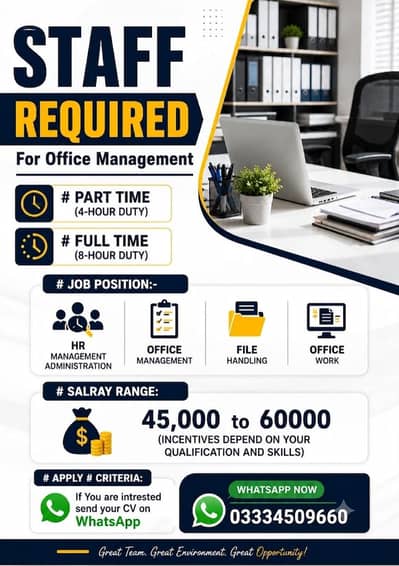 staff required office management