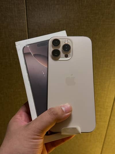 iphone 16 pro max official pta approved tottly geniune 512gb