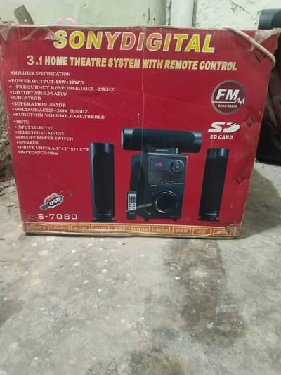 Sony Digital 3.1 Home Theatre Woofers and Speakers