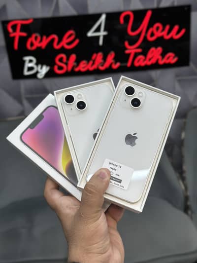 iPhone 14 128GB Official Pta Approved 10/10 complete box