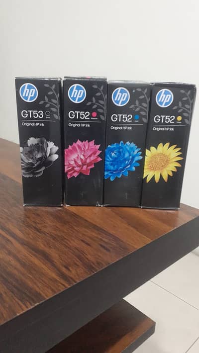 HP GT53/GT52 BYMC ORIGINAL Ink Bottles 4-Colors Set