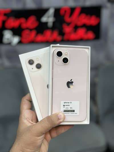iphone 13 256GB Pta Approved 10/10 Condition comp box