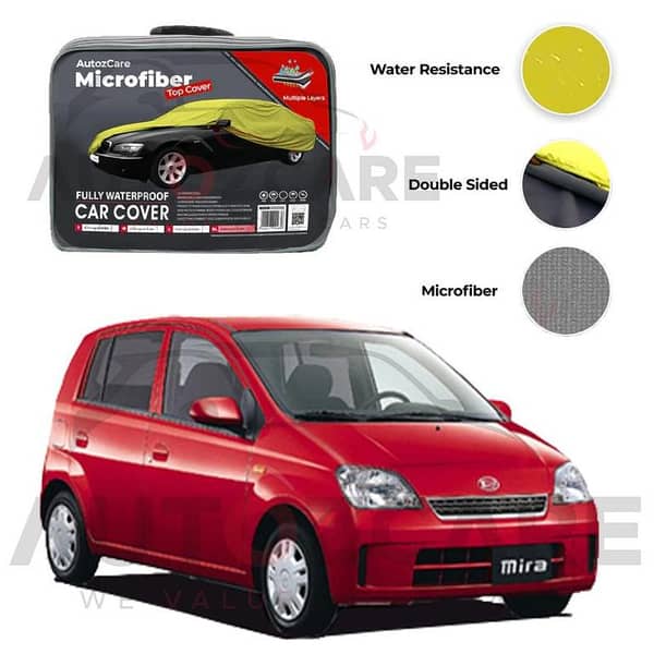 Daihatsu Mira Microfiber Car Top Cover - Model 2002-2006