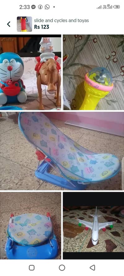 slide cycle and all toy's