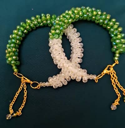 Gajra bracelet | 14 August Handmade Beaded Bangles