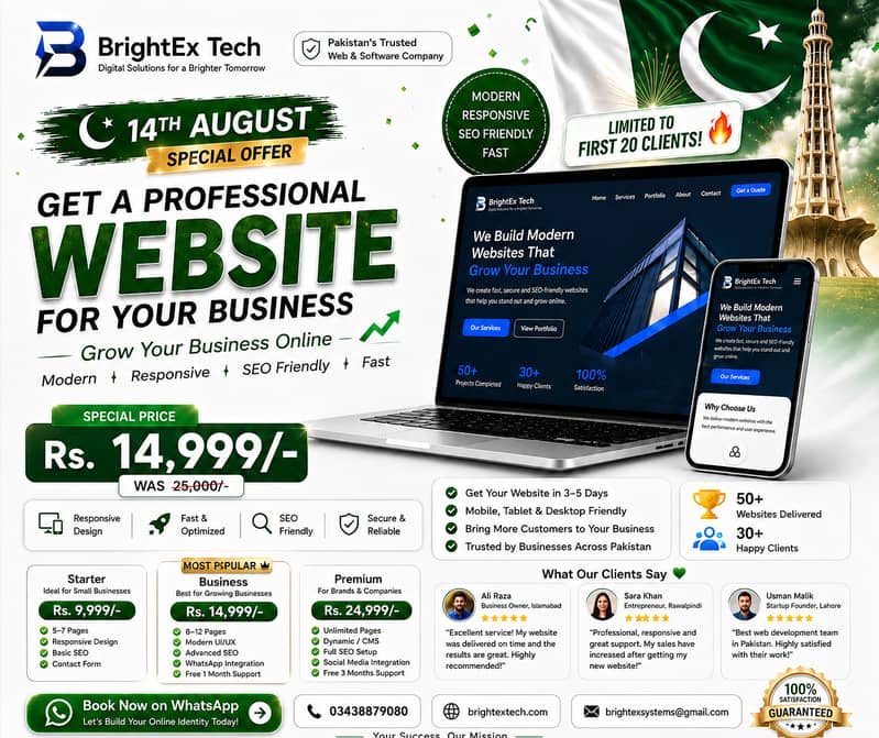 Professional Website DevelopBusiness Website Developer inment Services 0