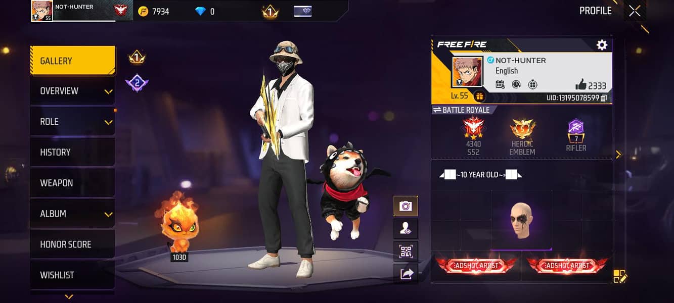 FF RARE ID 0