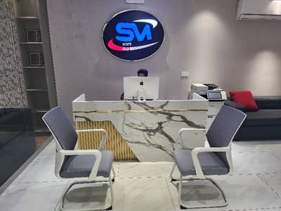 8 MARLA OFFICE FOR RENT IN IDEAL LOCATION