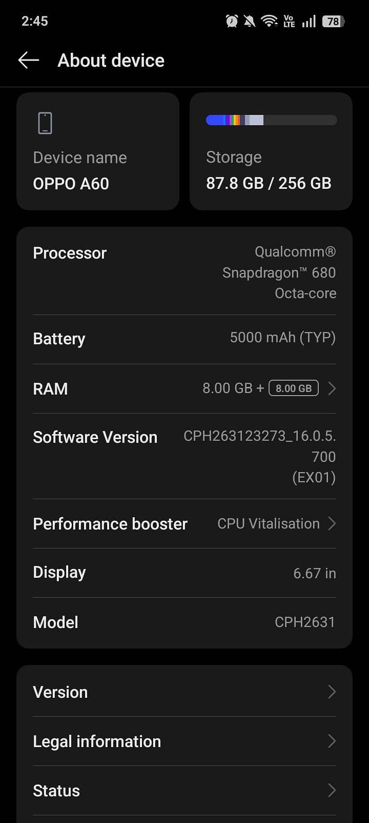OPPO A60 1