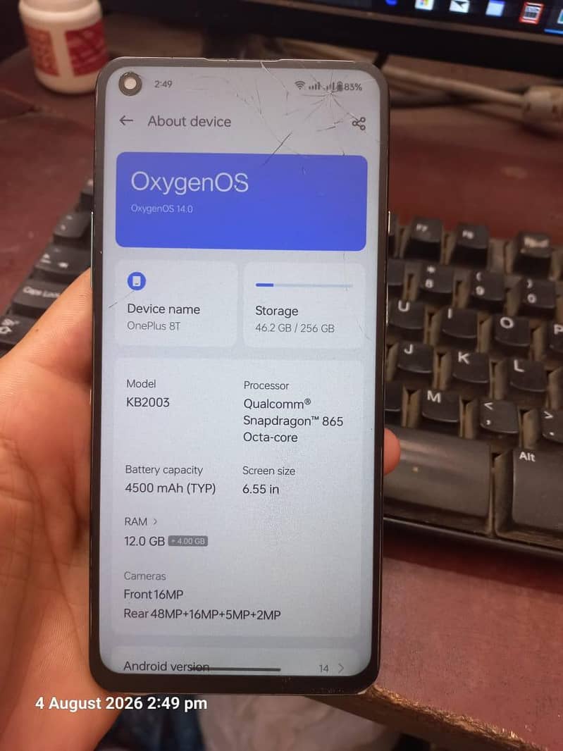 One Plus 8T 0