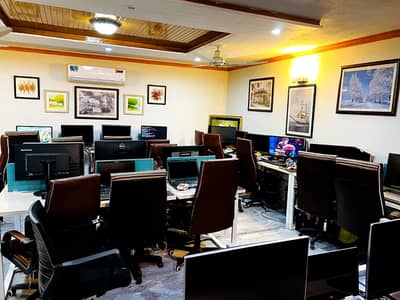 Furnished Office for Rent in Model Town Very Hot Location for (Call center + Software house + Marketing Office & Other Setup as You Want) 1200 sqft office size