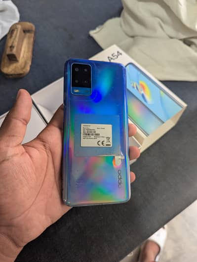 OPPO A54 4+128gb box Sath hai