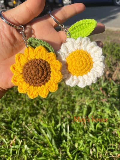 Cute Crochet Daisy Flower 