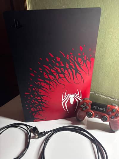 spider man ps5 addition with all accessories like new