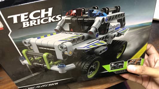 Lepin police interceptor technic pullback