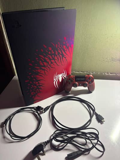 spider man ps5 addition with all accessories like new