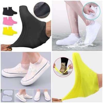 Waterproof Silicone Shoe Covers | Reusable Rain Shoe Protectors | Non-