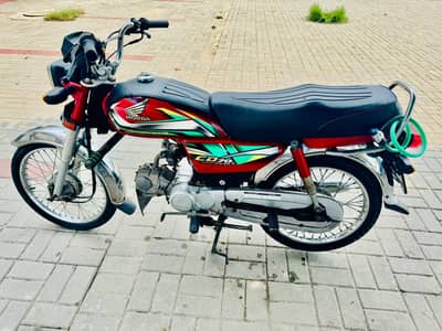 Honda CD 70 2022 Model | All Genuine Excellent Condition | First Owner