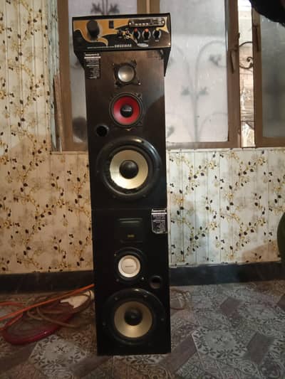 1 amplifier 2 speaker 10 inch
