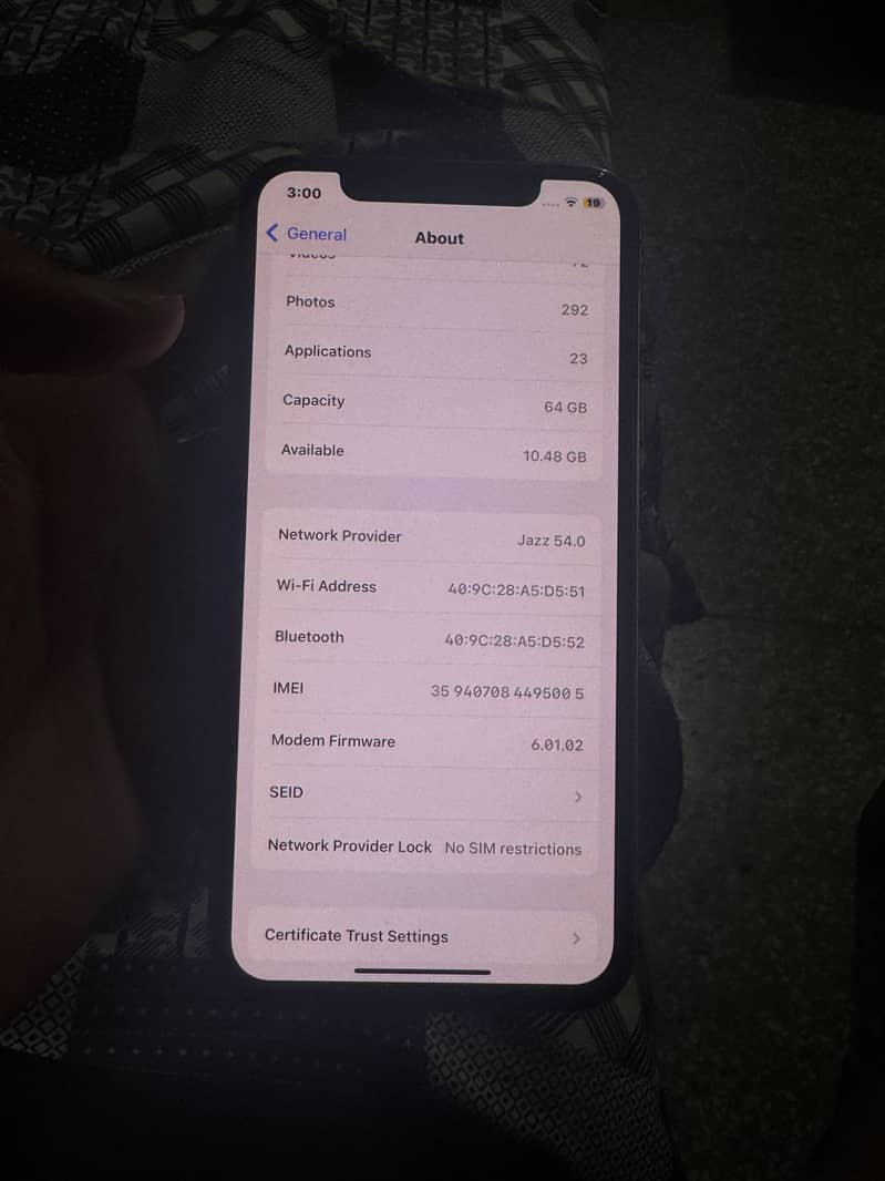 Apple iPhone X 8