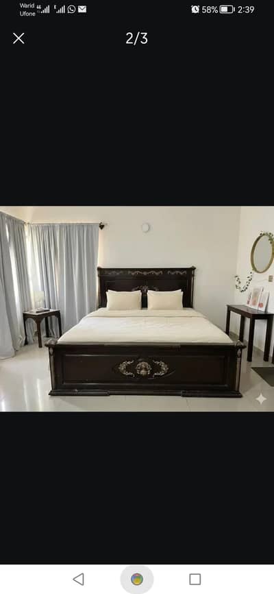 Sheesham Patek Bed Without Mattress