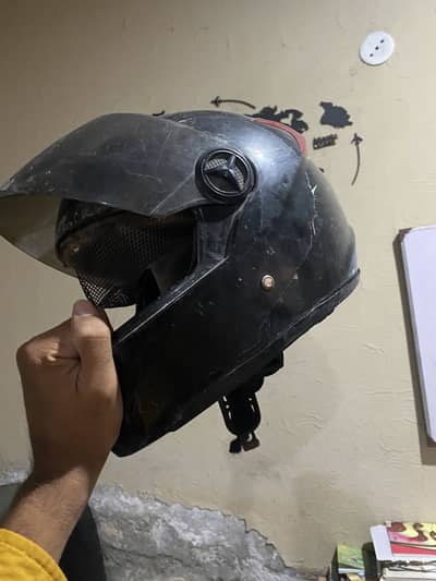 Helmet for sale in black colour
