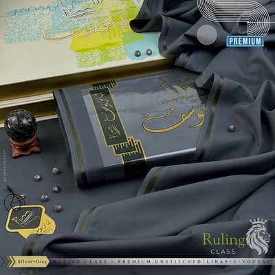 Premium Unstiched Wash'n Wear by Libaas e Yousuf