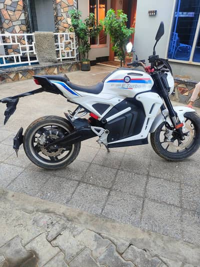 E Turbo ET-3000 Electric Sports Bike | Karachi Registered