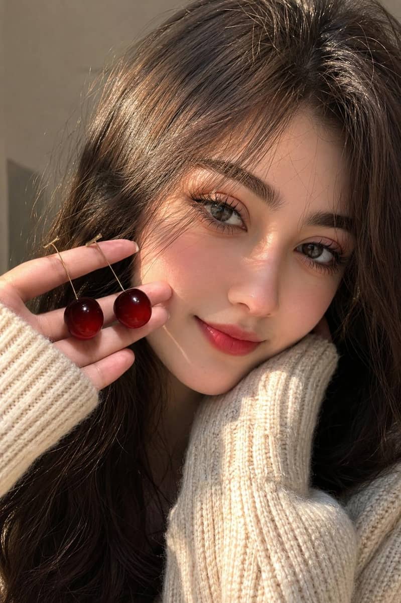 Cherry  earrings 0