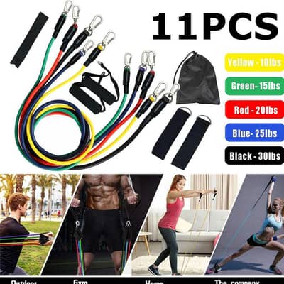 11 pcs Resistance Tubes