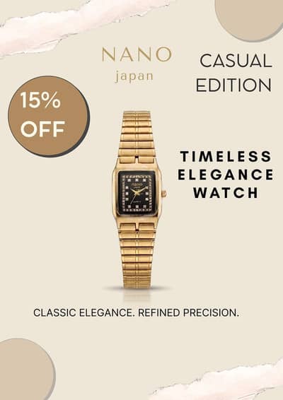 Golden watch limited stock