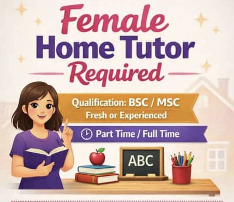 Female home tutor 0
