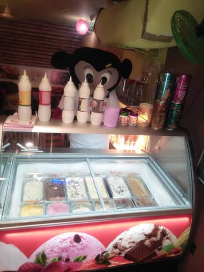 Ice cream Display Freezer For Urgent Sale (12 Flavours)